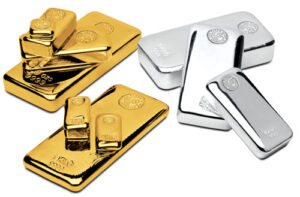 CBMint LLC Gold_and_Silver_Bars_in_pile-300x197 Types of Precious Metals Bullion Products  